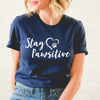 Stay Pawsitive - T-Shirt For Dog Lovers