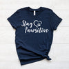 Stay Pawsitive - T-Shirt For Dog Lovers